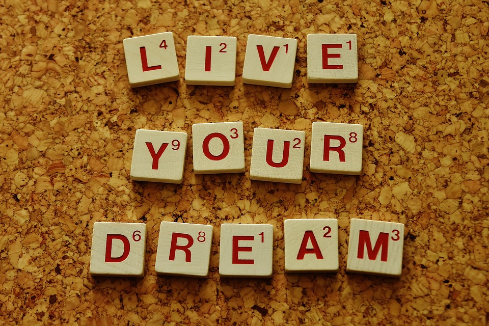 how to make a vision board. live your dream. Dream. Passion keyword.words. www.blisslife.in